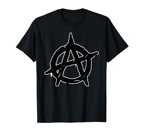 Anarchy Anarchist Symbol - Distressed Rebel Grunge T-Shirt T-Shirt