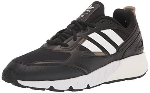 adidas Originals Men's ZX 1K Boost 2.0, Black/Black/White, 10