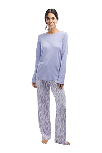 jijamas Incredibly Soft Pima Cotton Women's Pajamas Set The Shooting Star in Lavender M