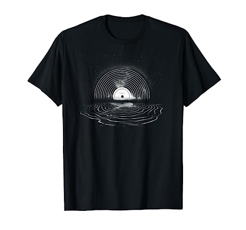 Vinyl Tshirt Music Vinyl Moon Vinyl Record Lovers Collectors T-Shirt