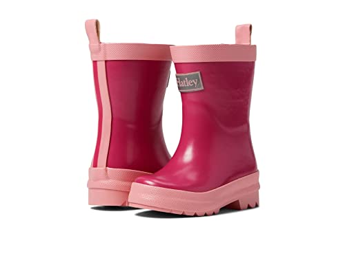 Hatley Girl's Shiny Rain Boots (Toddler/Little Kid) Pink 10 Toddler M