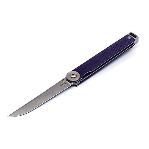 Boker Plus Kaizen Exclusive Purple G10 EDC Gentleman’s Knife Folding Knife - Limited Edition