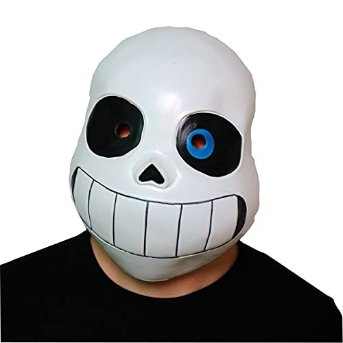 Sans Skeleton Black And BLUE Eyes Mask