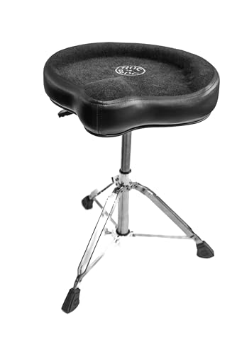 ROC-N-SOC Nitro Gas Drum Throne with Original Saddle, Black