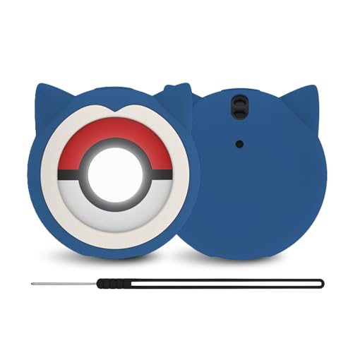 NFYING Protective Case with Soft Silicone Cover and Wrist Strap for Poke GO Plus +2023 Game Accessory(Blue)