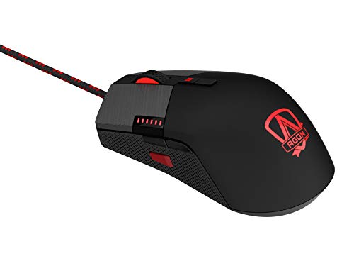 Agon Tournament-Grade RGB Gaming Mouse, OMRON Switches (L&R), 16000 DPI, Customizable Buttons + On-The-Fly DPI Change, Dedicated DPI Shift, Adjustable Weight, Light FX Sync, G-Menu Software (AGM700)