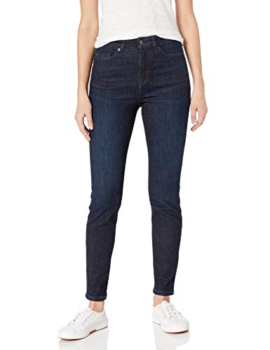 Amazon Essentials Women's High-Rise Skinny Jean, Dark Wash, 20