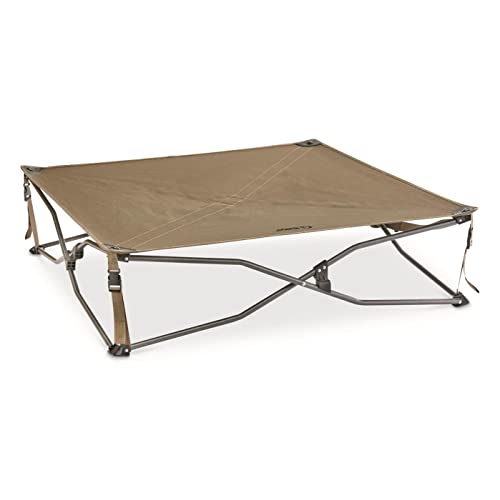 Guide Gear Bed with Elevated Bed Frame, Raised Outdoor Pet Couch, Cot, Dura Mesh