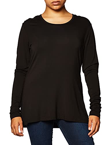 Soft Crew Neck Workwear Originals Underscrub Long Sleeve Tee Shirts for Women 4881, M, Black