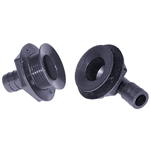 T-H Marine APD-190-DP All Purpose Drains/Hatch Drains, Black