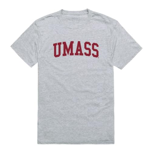 UMass University of Massachusetts Amherst Minuteman Game Day T-Shirt Heather Grey Small