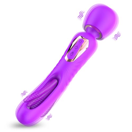 2024 Powerful Flapping Vibrator with 7 Vibration & 10 Flapping Modes Toy,Wand Vibrator Clitoral G-Spot Sex Toys,Rechargeable Ma-gic Massage Nipple Anal Stimulation Dildo Toys for Women & Couples