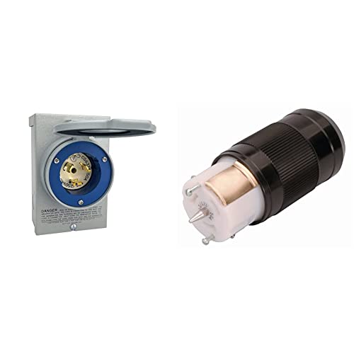 Reliance Controls PB50 50-Amp Power Inlet Box and Reliance Controls LL550C 50 Amp Generator Connector