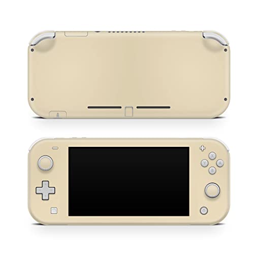 TACKY DESIGN Solid color Brown, Cream and Beige skin Compatible with Nintendo switch lite skin,switch lite cover Vinyl 3m decal Cute Full wrap switch lite sticker (Brown sand)