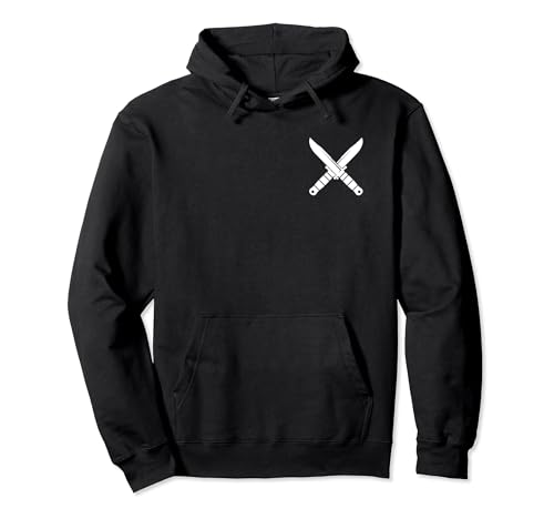 Knives Logo Emblem Restoration Collectible Knife Collecting Pullover Hoodie