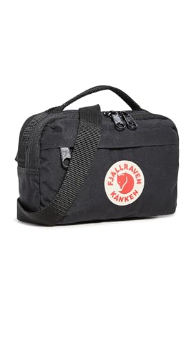 Fjallraven Women's Kanken Hip Pack, Black, One Size