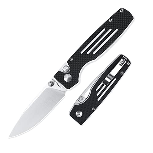Kizer Original EDC Knife 3 Inches 154CM Blade Steel Pocket Knife, Black G10 Thumb-stud Openers Folding Tools V3605C2