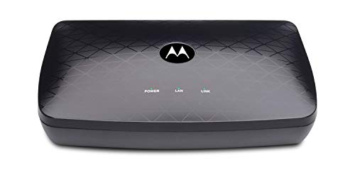 Motorola MoCA 2.5 Adapter – 1 Pack | True 2.5 Gbps Throughput | Ethernet Port for Ethernet Over Coax | Ideal Backbone for Reliable High Speed Home Internet