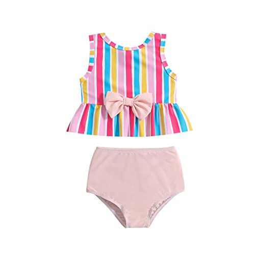 Junsyuffk One Shoulder Bikini Newborn Summer Bikini Swimsuit Beach Resort Swimsuit Separate Tank Top Swimwear Fashion Cute Beachwear Strapless Bikini Set