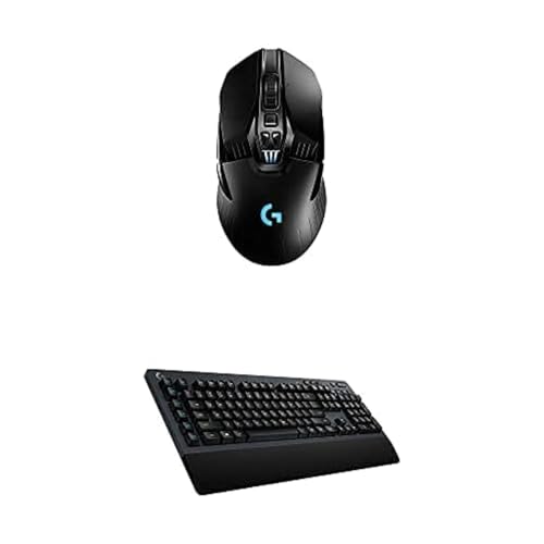Logitech G903 Lightspeed Wireless Gaming Mouse & G613 Lightspeed Wireless Mechanical Gaming Keyboard, Multihost 2.4 GHz + Blutooth Connectivity - Black