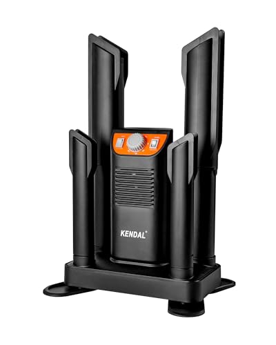 Boot Dryer for Work Boots, Shoe Dryer and Ozone Deodorizer, Portable Ski Boot Dryer with Adjustable Tubes & Timer, Ultra Silent, Quick Drying for Ski Boots, Sneakers, Gloves, Hats, Helmets