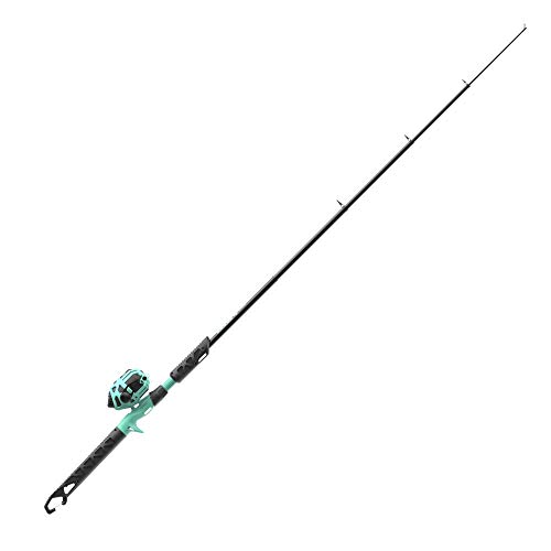 Zebco Kids Rambler Telescopic Spincast Reel and Fishing Rod Combo, 24.5-Inch to 5-Foot 3-Inch Telescopic Fishing Pole, Changeable Right- or Left-Hand Retrieve, Pre-Spooled with 8-Pound Line, Black