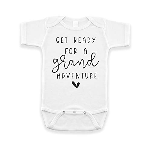 Pineapple Pancake Kids Pregnancy Announcement For Grandparents Get Ready for a Grand Adventure Infant Bodysuit