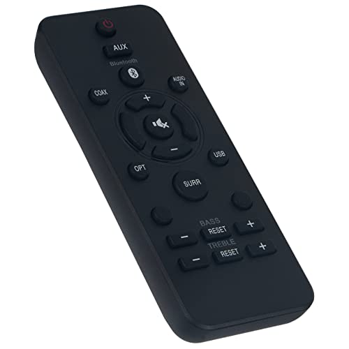 Replace Remote Control operates for Philips Soundbar HTL2111A HTL2160 HTL2111A/F7 HTL2160/F7 HTL2160VF7 Sound Bar Home Cinema Speaker System HTL2111AF7 HTL2160F7