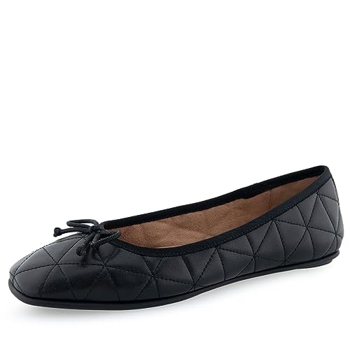 Aerosoles Women's Catalina Ballet Flat, Black Quilted, 8