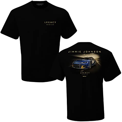 Jimmie Johnson #84 NASCAR 2023 Horsepower Legacy Motor Club Adult Nascar Black 2 Sided T-Shirt (as1, Alpha, x_l, Regular, Regular)