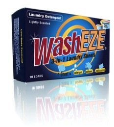 WashEZE 3 in 1 Laundry Detergent Sheets, Scented 120 Count includes All of Your Laundry Needs!