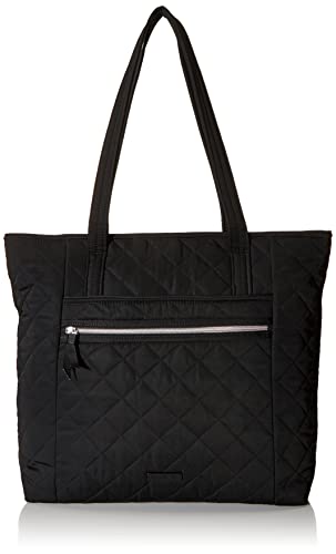 Vera Bradley Women's Performance Twill Tote Bag, Classic Black, One Size