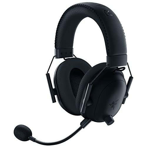Razer BlackShark V2 Pro Wireless Gaming Headset: THX 7.1 Spatial Surround Sound, Detachable Mic, For PC, Mac, PS4, PS5, Switch- Black(Renewed)