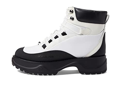 Michael Kors Dupree Hiker Bootie Black/Optic White 7 M