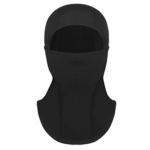 Black Ski Mask for Men Women Balaclava Face Mask Men Balaclava Ski Masks Beanie Full Face Mask Neck Gaiter Face Mask Winter Ski Gear Hat Fleece Balaclava Hood Neck Warmer Gator Ski Face Cover Covering