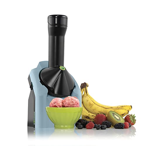 Yonanas 902AB Classic Vegan, Dairy-Free Frozen Fruit Soft Serve Maker, Includes 36 Recipes, 200-Watts, Blue