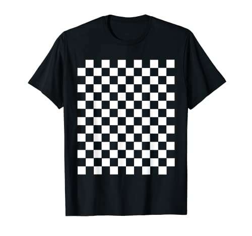Black White Checkerboard T-Shirt