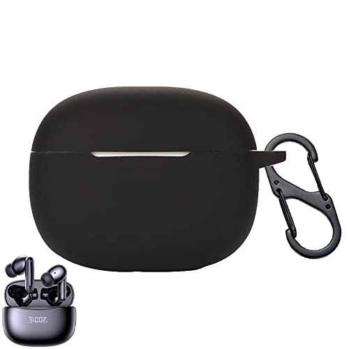 smaate Silicon Case Cover Compatible with Fojep A8 Wireless Earbuds, Protective Case with Keychain