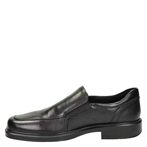ECCO Men's Helsinki 2.0 Apron Toe Slip-On Loafer, Black, 9-9.5