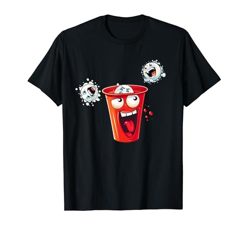 Funny Solo Red Beer Cup Pong for Fraternity and Sorority T-Shirt