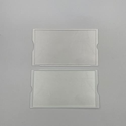 Glass Plastic Lens Mirror Cover Replacment for PSP 2000 PSP 3000 Screen Front Lens Protector Cover Lens/Clear (Glass)