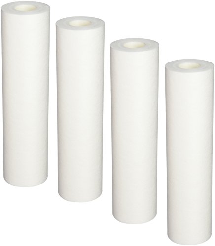 Aquasana EQ-304 Replacement 10-Inch, Sediment Pre-filters for Whole House Water Filter Systems, White,4-pack