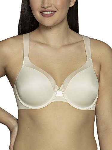 Vanity Fair Women's Plus Size Illumination Full Figure Zoned-in Support Bra (36C-44D), Underwire-Sweet Cream, 40DD