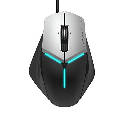 Alienware Elite Gaming Mouse AW958-12, 000 DPI - 5 On-The-Fly DPI Settings - 13 Programmable Buttons