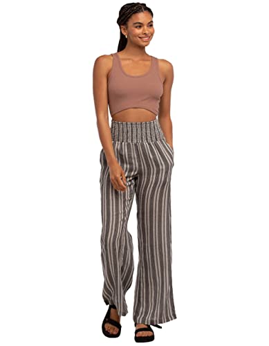 Billabong Women's New Waves Stripe Pant, Black 2, Small