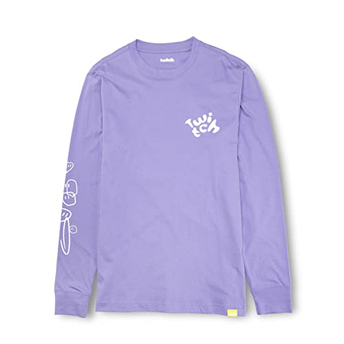 Twitch Long-Sleeve T-Shirt - Dusty Purple M