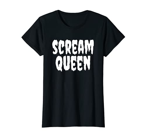 Womens Scream Queen T Shirt Horror for Women