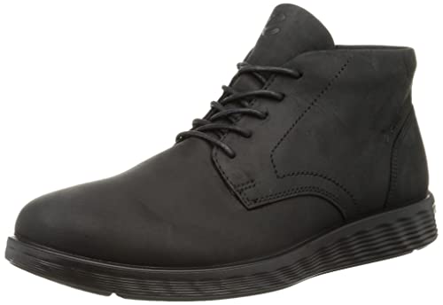 ECCO Men's S Lite Hybrid Gore-TEX Waterproof Chukka Boot, Black, 10-10.5