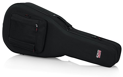 Gator Cases Lightweight Polyfoam Guitar Case For Dreadnaught Style Acoustic Guitars (GL-DREAD-12)