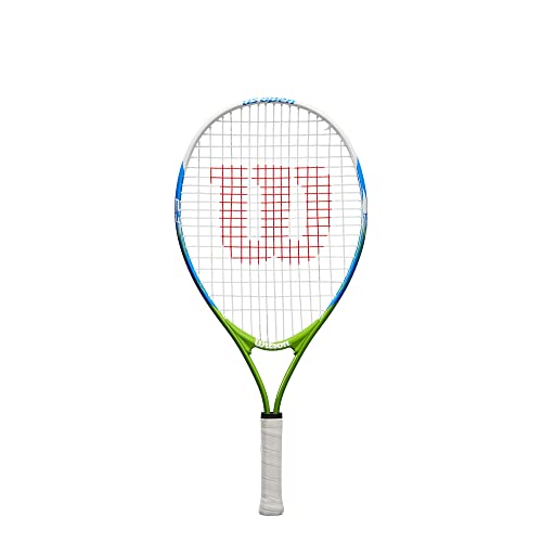 WILSON US Open Junior/Youth Recreational Tennis Rackets, Alloy steel, Blue/Green/White